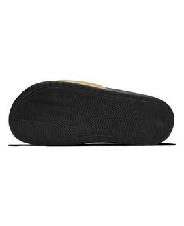 Chanclas Nike Benassi Negro/Oro Mujer