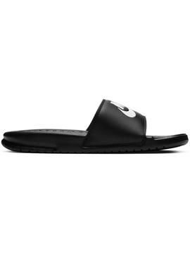 Chanclas Nike Benassi Negro/Blanco Mujer