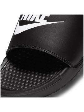 Chanclas Nike Benassi Negro/Blanco Mujer