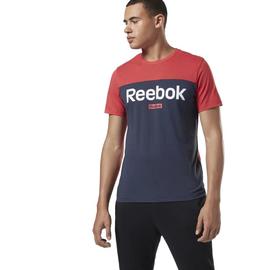 Camiseta Reebok Marino/Rojo