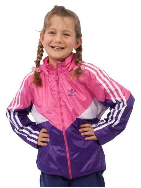 toxicidad pizarra Cabra Cortavientos Adidas Colorado Rosa/Morado Niña