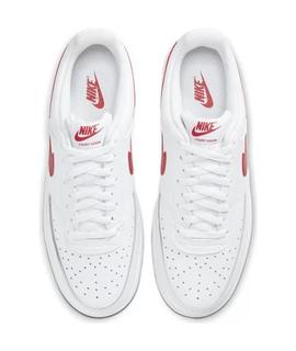 Zapatilla Nike Court Vision Low Blanco/Rojo Hombre