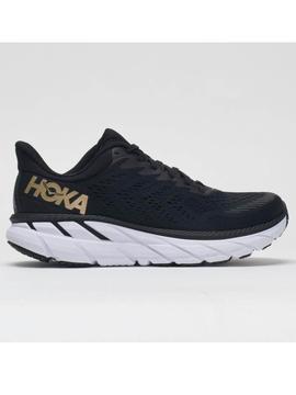 Zapatilla Hoka Clifton Negro Mujer