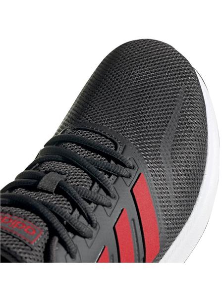 Zapatilla Adidas Runfalcon Gris/Rojo