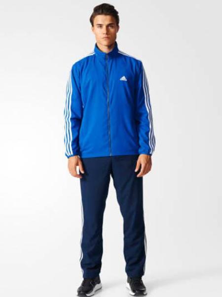 chandal hombre adidas woven ts azul