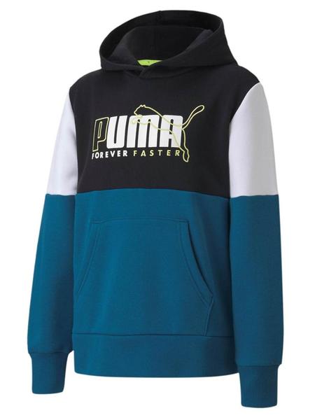 Sudadera Puma Alpha Negro/Azul Niño