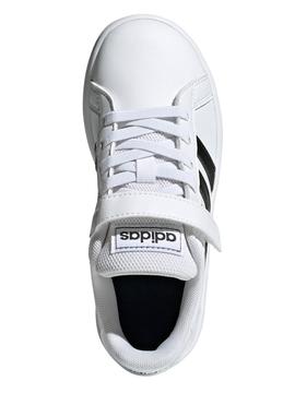 Zapatilla Adidas Grand Court Bco/Negro Unisex