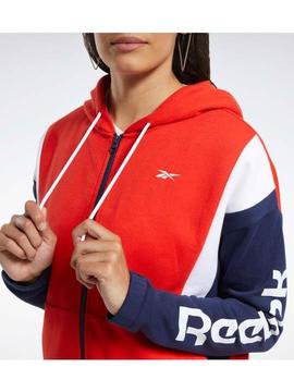 Chaqueta Reebok Linear Rojo Mujer