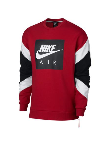 sudadera nike roja y negra