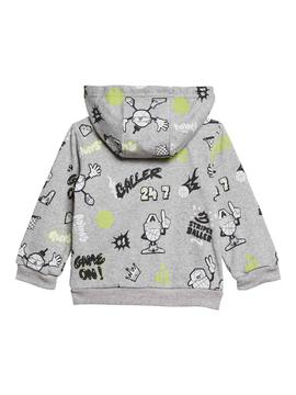Chandal Adidas Gris/Negro Niño