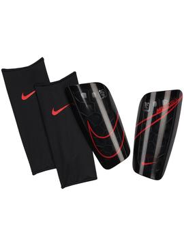 Espinillera Nike Negro/Rojo