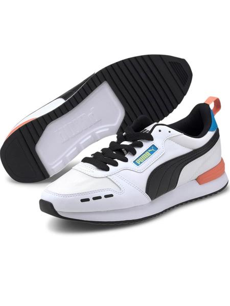 Zapatilla Puma R78 Blanco/Negro/Naranja