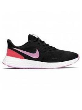 Zapatilla Nike Revolution Negro/Rosa Mujer