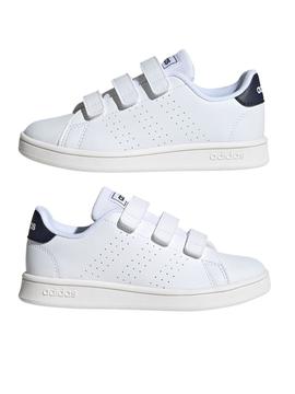 Zapatilla Adidas Advantage Blanco Marino Niñ@