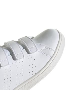 Zapatilla Adidas Advantage Blanco Marino Niñ@