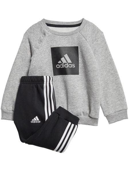 Diversidad ético Hospitalidad Chandal Adidas 3sLogo Gris/Negro Bebe