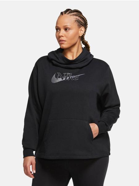 Sudadera Nike Negra Logo Plata