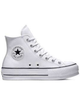 Botin Converse Piel Platform Blanco