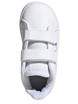 Zapatilla Adidas Grand Court Blanco Iridiscente