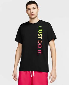 Camiseta nike negra y rosa deals