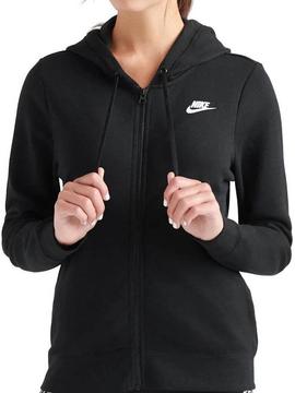 piloto abdomen Mucho Chaqueta Nike Negro Mujer