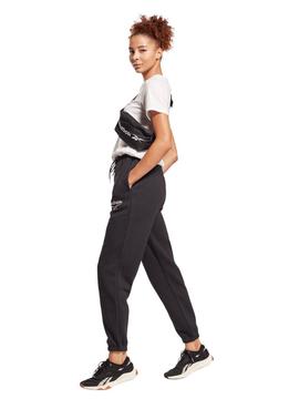 Pantalon Reebok Negro/Plata Mujer