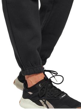 Pantalon Reebok Negro/Plata Mujer