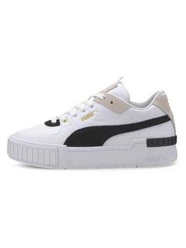 Zapatilla Puma Cali Sport Heritage Blnc/Ngr Mujer