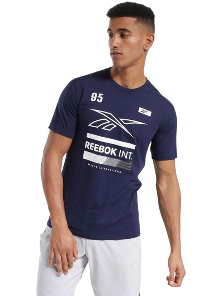 Camiseta Reebok - Marino - Camiseta Hombre