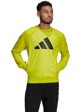 Sudadera Adidas Fosforito Hombre