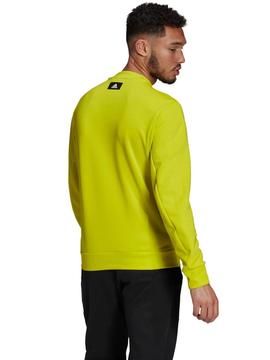 Sudadera Adidas Fosforito Hombre