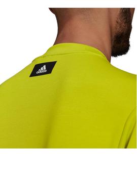 Sudadera Adidas Fosforito Hombre