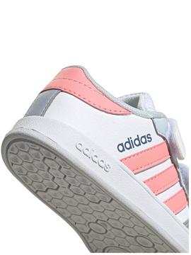 adidas rosa y gris