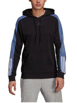 Sudadera Negro/Azul Hombre