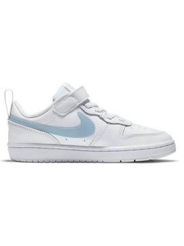 Zapatilla Nike Court Borough Bco/Rosa Niña