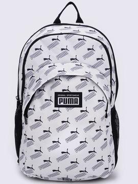 Mochila Puma Academy Blanco/Negro Unisex