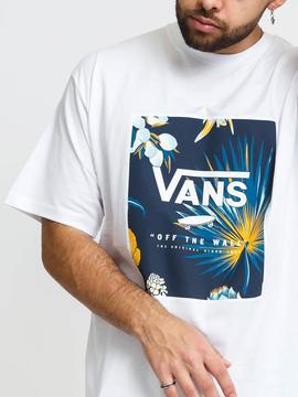 Camiseta Vans Print Blanco Hombre