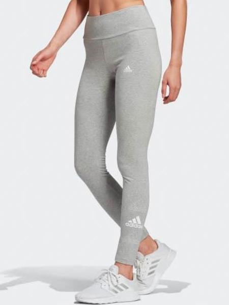 limpiar Por Conejo Legging Adidas Algodon Gris Mujer