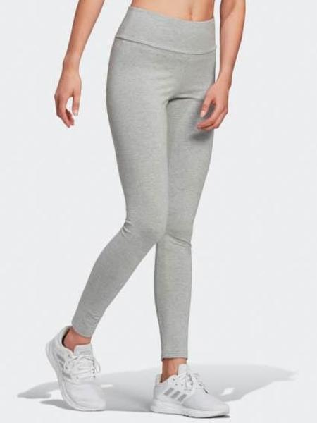 limpiar Por Conejo Legging Adidas Algodon Gris Mujer