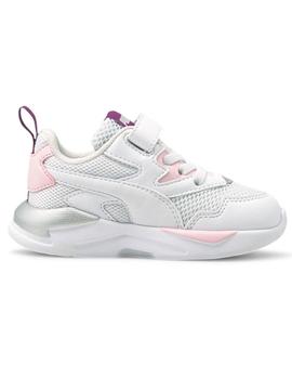 Zapatilla Puma X-Ray Lite Bco/Rosa Niña