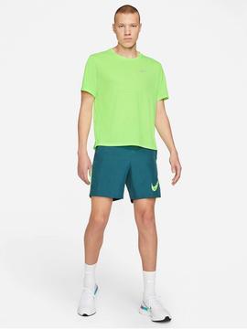 Camiseta Nike Tecnica Fosforito Hombre