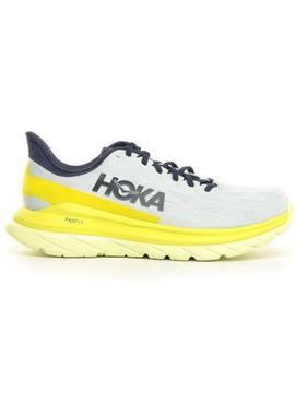 Zapatilla Hoka Mach4 Amarillo/Azul Hombre