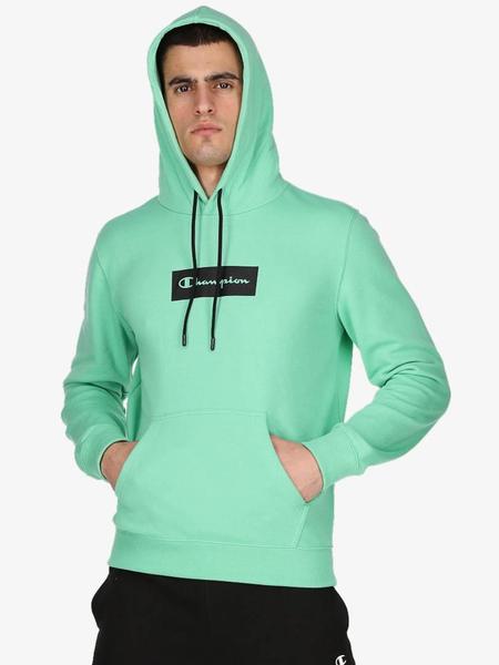 Sudadera Champion Verde/Bco Hombre