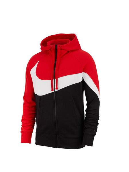 chaqueta nike roja y negra