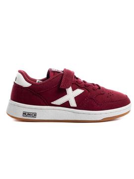 Zapatilla Munich Arrow Granate Niñ@
