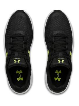 Zapatilla Under Armour Negro/Verde Hombre