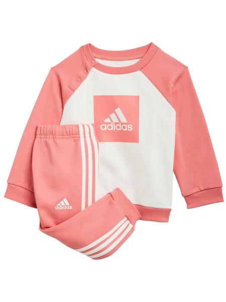 Adidas 3S Blanco/Rosa Niña