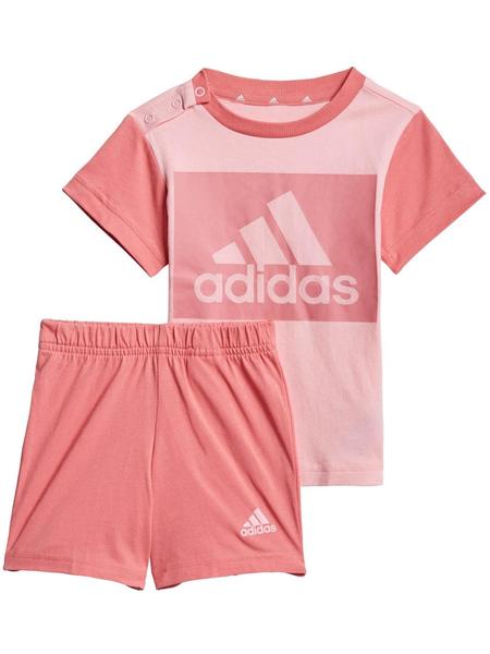 Uva difícil colateral Conjunto Adidas Bos Rosa Niña