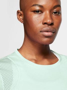 Camiseta Nike Tecnica Verde Agua Mujer