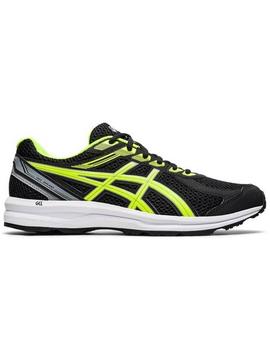 Zapatilla Asics Braid Negro Fosforito Hombre